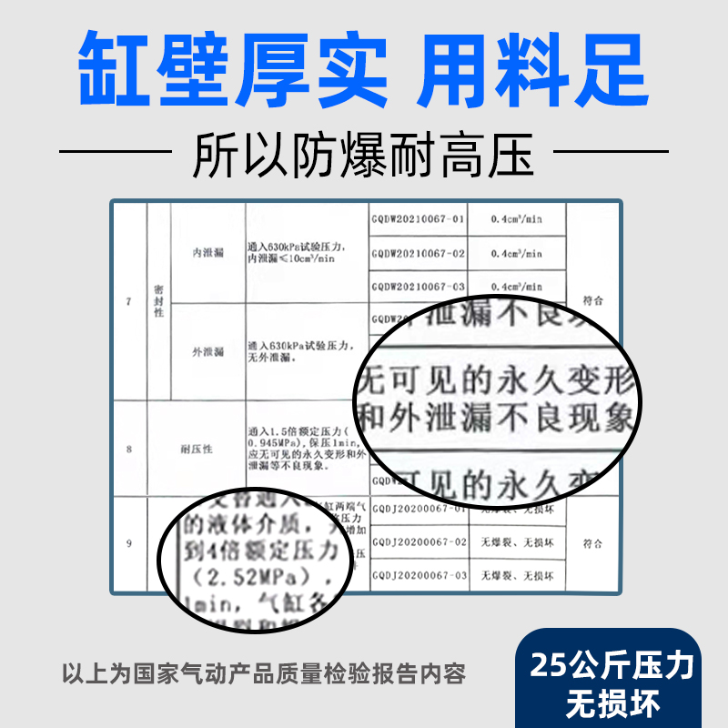 气缸小型气动一进一出迷你小行程MAL气缸大全16/20/32X25/50/75 - 图3