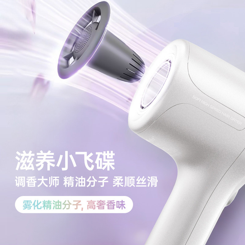 Radialight高速吹风机家用负离子护发速干无叶风筒发型师智能电吹