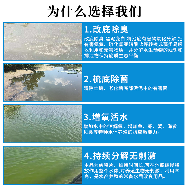 底改王水产养殖过硫酸氢钾小龙虾蟹鱼塘调水降浊生物底改消毒增氧 - 图2