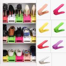 6pcs Plastic Shoes Storage Rack Shileves Double-Wide Shoe Hol
