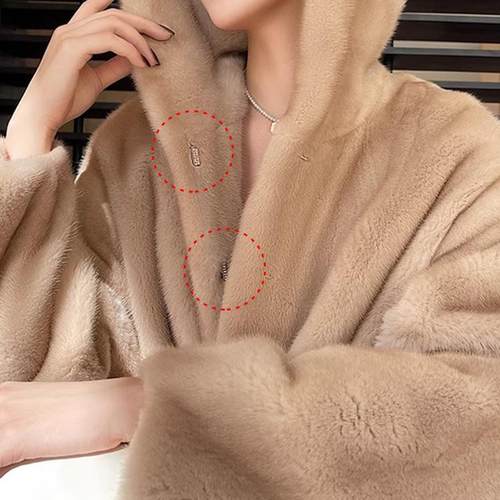 皮草纽扣镶钻貂皮大衣专用扣子时尚金属暗扣挂钩水貂勾扣鸭嘴扣大 - 图0