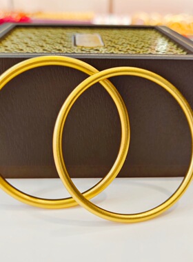 古法女金包银手镯手环