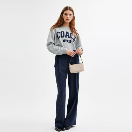 COACH/蔻驰官方 奥莱款Nolita 19女单肩手提包腋下包麻将包CW426 - 图2