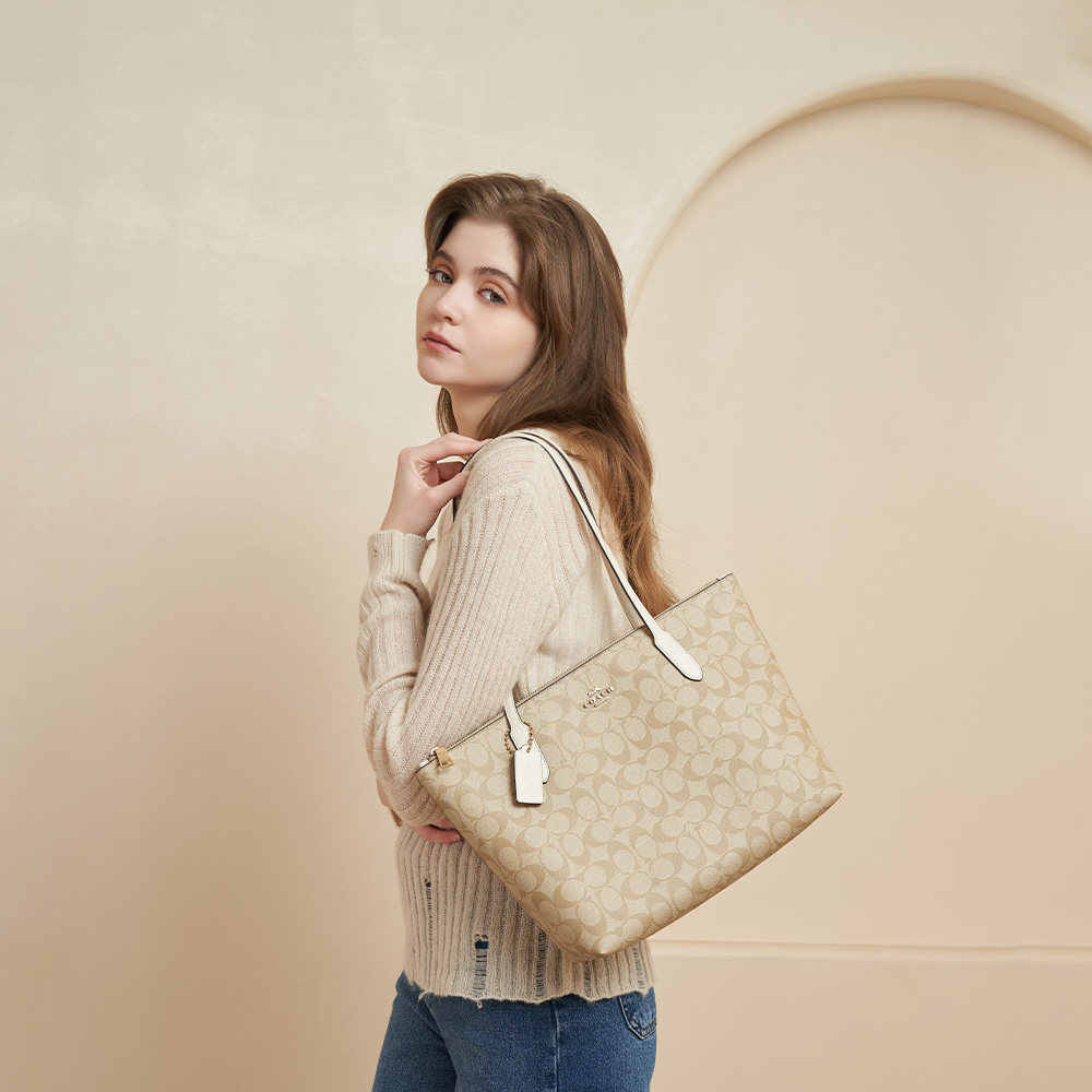 coach /蔻驰官方中号女士配手提包 COACH海外女士包袋