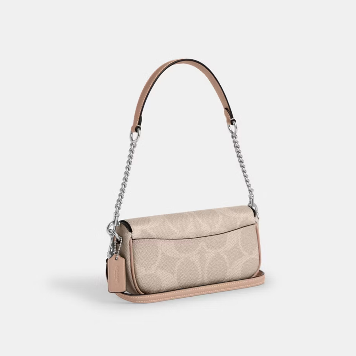 COACH/蔻驰官方 奥莱款女士PVC印花单肩斜挎手提包法棍包CAN70