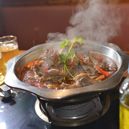 内蒙古多肉羊蝎子新鲜带肉羊龙骨羊脖骨火锅食材羊脊骨8/10斤-图2