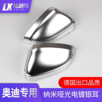 Suitable for Audi white fungus Q3 A4L A5 A6L A3 A7 Q5 new Q2 modified S4S6 chrome plated rear mirror housing