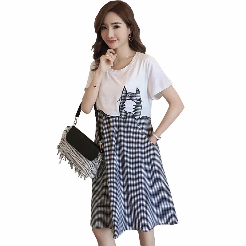 孕妇夏装连衣裙中长款2020哺乳裙 纤妃诗连衣裙