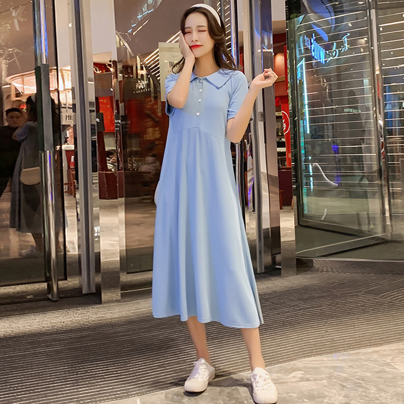 修身显瘦孕妇夏装连衣裙2020哺乳裙 纤妃诗连衣裙