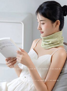 绿色透气防晒面罩女户外骑行面纱