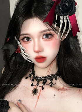 暗黑哥特吊坠项链万圣节cos装扮