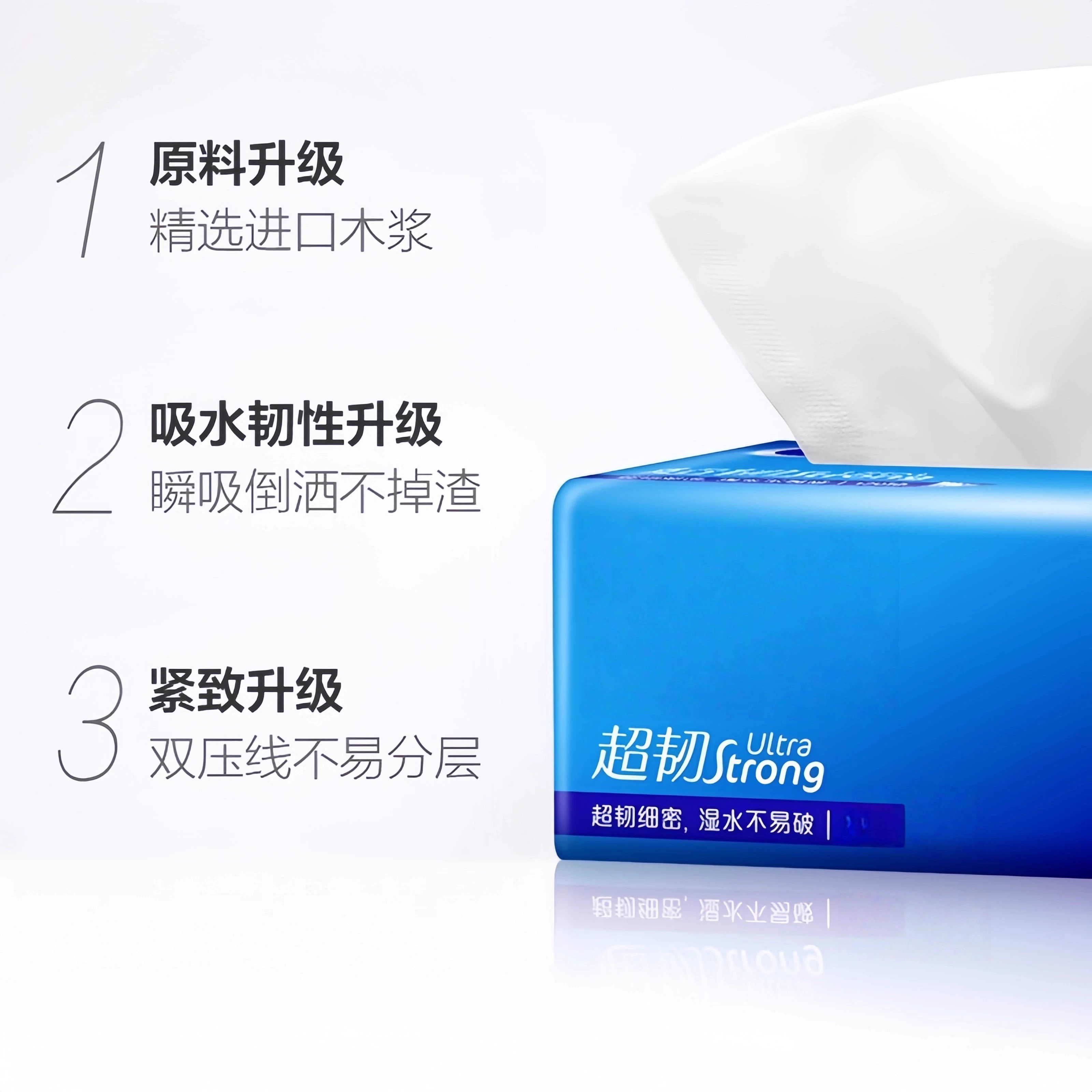 蓝包抽纸大包抽纸纸抽餐用纸实惠装卫生纸擦手纸家用婴儿面巾 - 图0