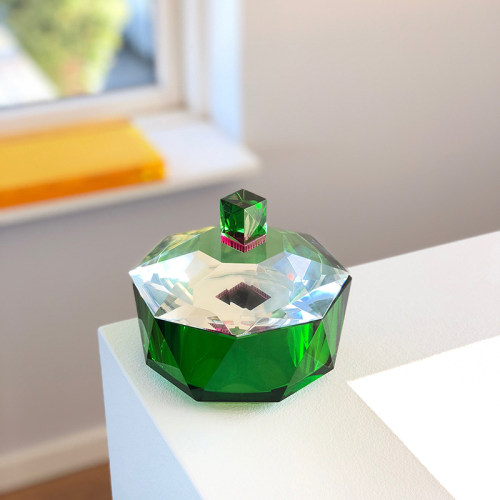 丹麦reflections哥本哈根欧式轻奢水晶玻璃罐精致收纳水晶手饰盒 - 图0