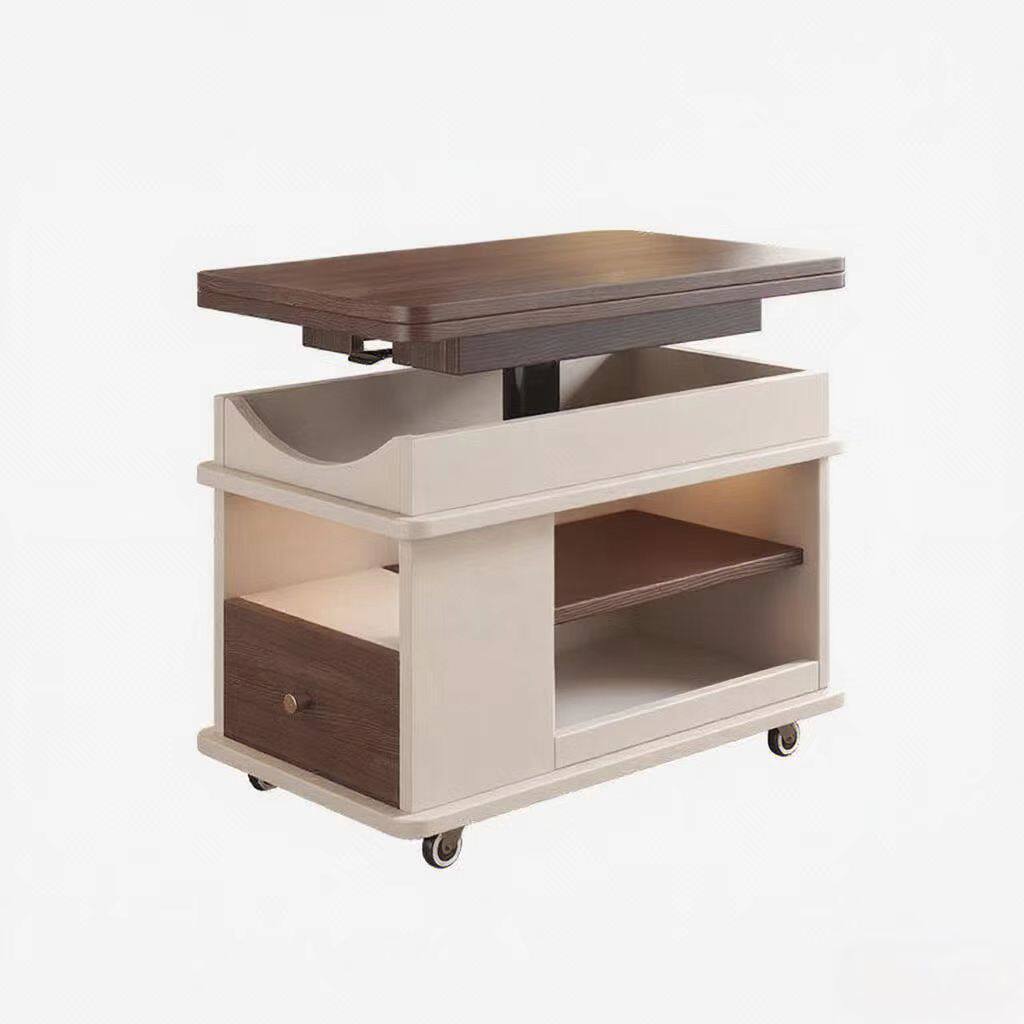 实木可移动边几折叠升降茶几桌小户型客厅家用阳台小茶桌沙发边柜,淘宝优惠券,粉丝福利购,淘宝优惠卷