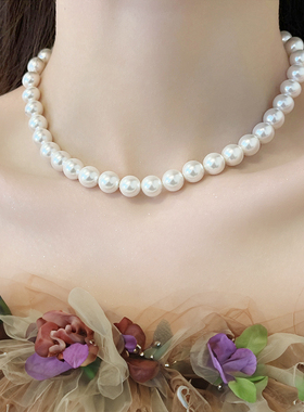 小众法式高级珍珠项链