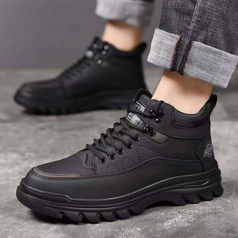 永深桦百货棉鞋冬季男鞋加绒加厚马丁靴高帮保暖雪地靴潮流休闲鞋,淘宝优惠券,粉丝福利购,淘宝优惠卷