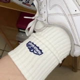 Tide, вышивка, спортивные гольфы, милые носки, с вышивкой