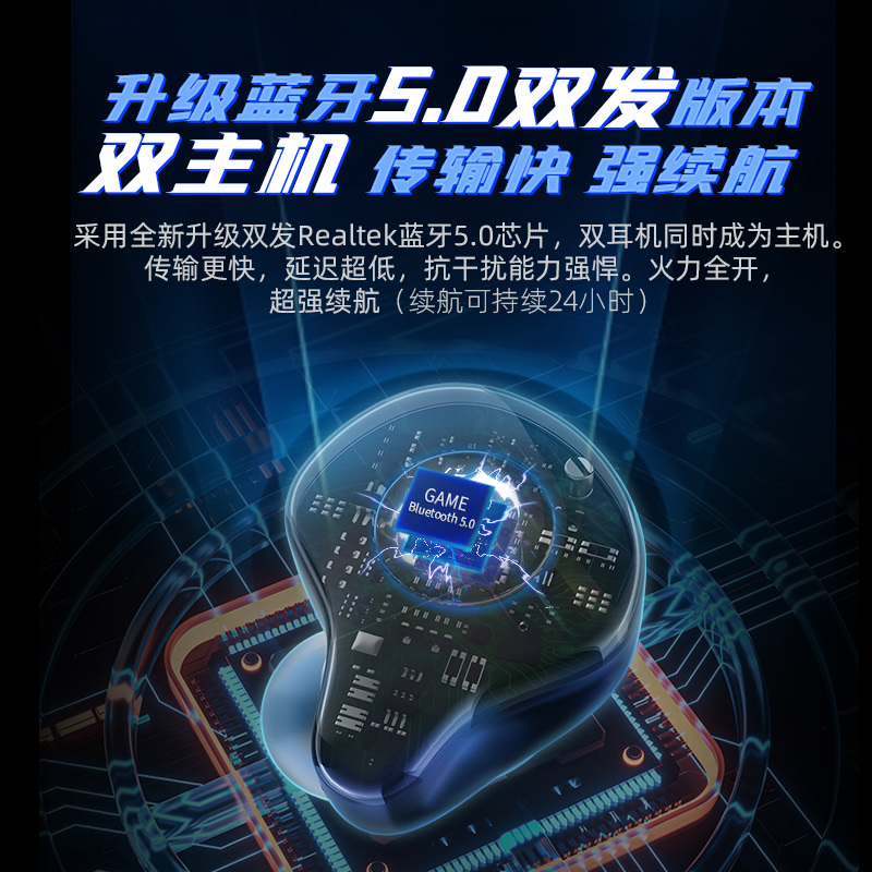 年新款 2021 游戏蓝牙耳机低延迟无线入耳式高音质听歌运动超长续航待机降噪开黑吃鸡电竞专用蓝牙耳机 G12 魔宴 年新款 2021 游戏蓝牙耳机低延迟无线入耳式高音质听歌运动超长续航待机降噪开黑吃鸡电竞专用蓝牙耳机 G12 魔宴