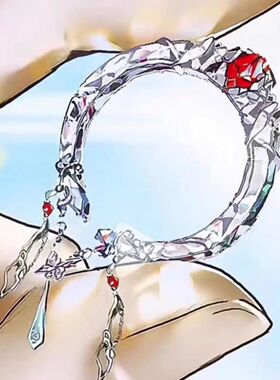 天官赐福周边 谢怜花城骨灰戒指项链 漫画同款 时尚百搭情侣礼物