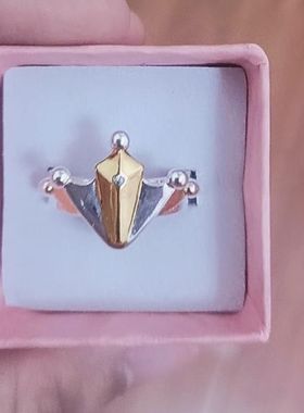 奥特曼杰克泰罗王子皇冠戒指同款指环饰品开口戒学生潮流动漫周边