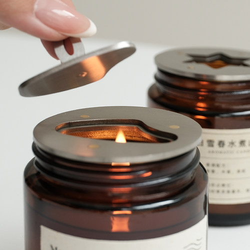 香薰蜡烛聪明盖灭烛器配件聚热防挂壁燃烧均匀防蜡坑改善记忆圈 - 图2