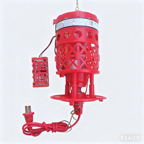 旋转灯笼电机2025新款大门口一对彩灯过年新年春节七彩跑马灯专用 - 图2