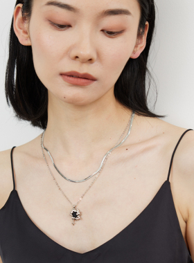 黑刺猬原创设计项链女一体