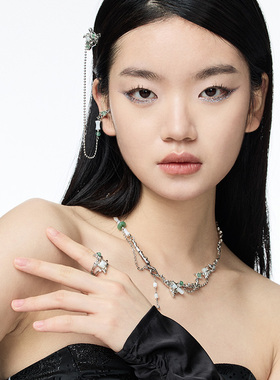 小众独特酷辣girl指环女