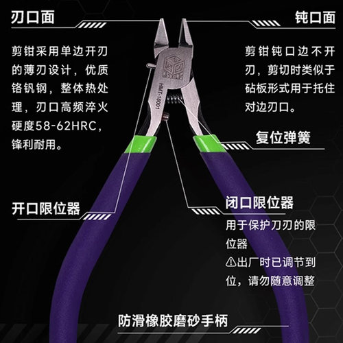 箱牌 四代/五代剪钳 78动漫联名手工模型手办制作工具单刃水口钳 - 图0