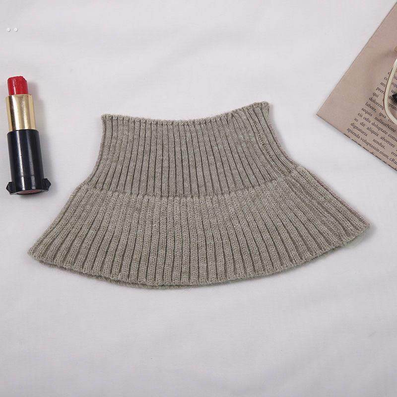 套头围脖女秋冬新款百搭保暖颈椎纯色弹力针织半高领脖套装饰假领,淘宝优惠券,粉丝福利购,淘宝优惠卷