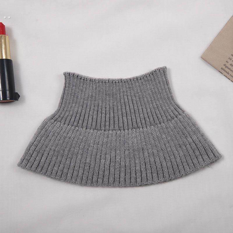 套头围脖女秋冬新款百搭保暖颈椎纯色弹力针织半高领脖套装饰假领,淘宝优惠券,粉丝福利购,淘宝优惠卷