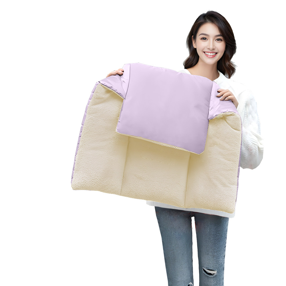 电动车分体内搭小款挡风被冬季加绒加厚护腿摩托电瓶车防风罩护膝,淘宝优惠券,粉丝福利购,淘宝优惠卷