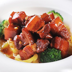 古龙食品红烧猪肉罐头居家午餐肉开罐即食红烧肉速食品227g*6罐