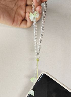 超仙气的手工琉璃手机链