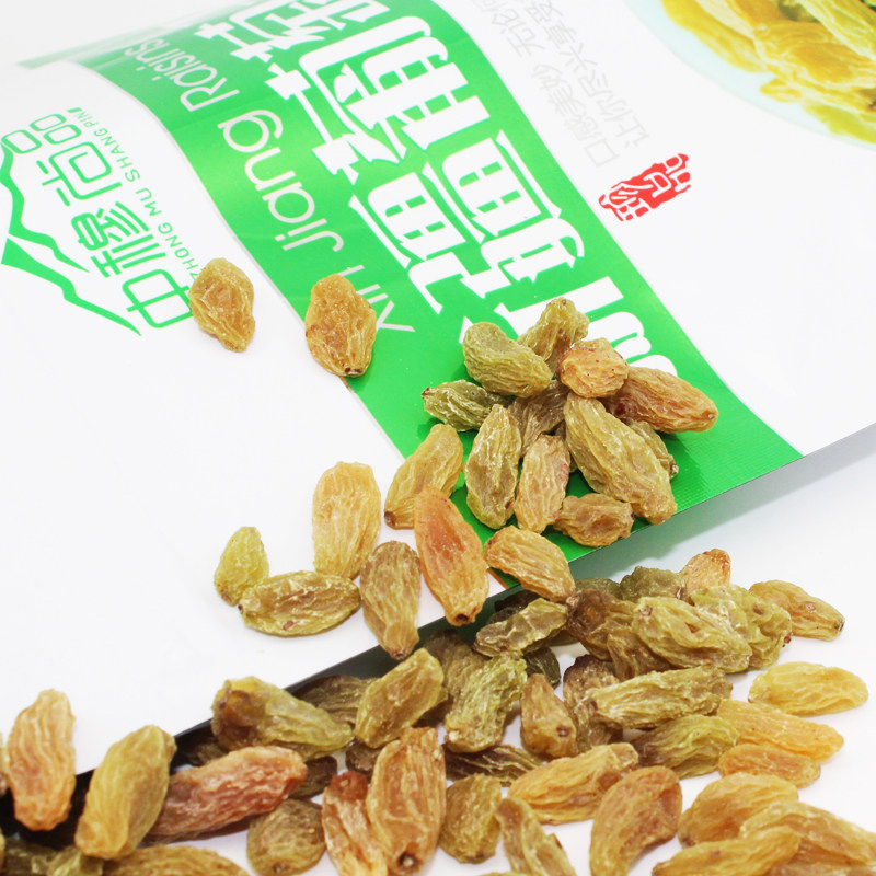 新疆特产吐鲁番大颗粒500g黄葡萄干 中穆尚品葡萄干
