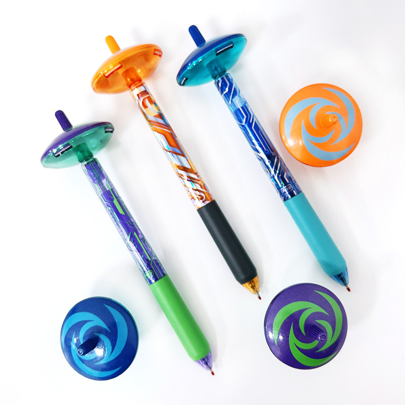 新品晨光陀螺转转笔AGPK8401速干ST笔头0.5水笔学生创意高颜值减压文具小礼物奖品顺滑好写刷题作业笔记黑笔,淘宝优惠券,粉丝福利购,淘宝优惠卷