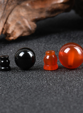 diy红玛瑙金刚手串项链佛塔