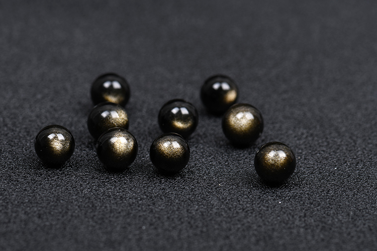 7A天然 双眼金耀石/金曜石散珠子6-18mm半成品diy水晶饰品配件 - 图2