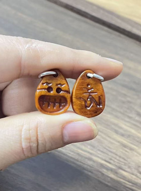 驼骨鱼骨卡子小吊牌侧挂藏传民族风佛珠手串DIY配件藏式风格饰品