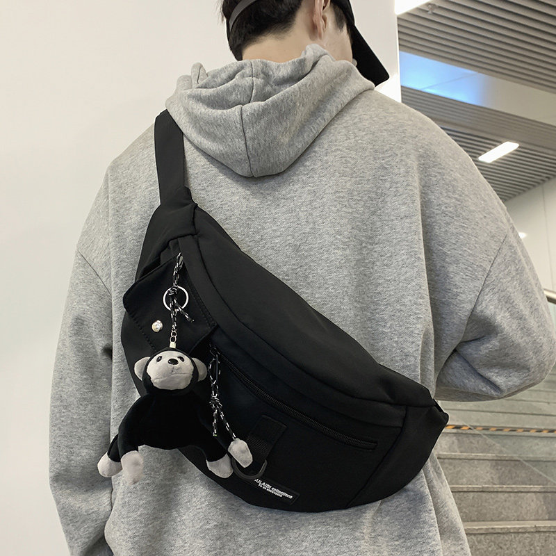 胸包男士工装单肩包包2026新款大容量腰包背包骑行百搭运动斜挎包