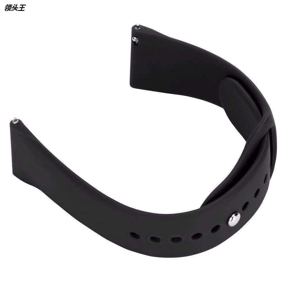 18/20/22mm表带适用小米watch华为GT三星active2华米手表硅胶表带