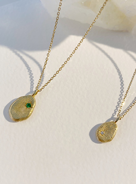 幸运石独立设计师风项链