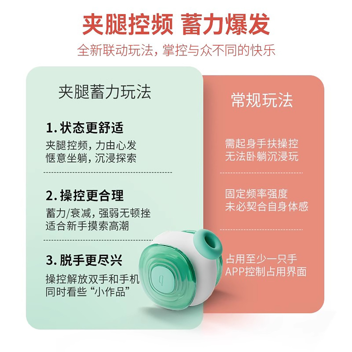 轻喃16号夹腿吮吸跳蛋不入体自慰器高潮玩具情趣女用品女生阴蒂小