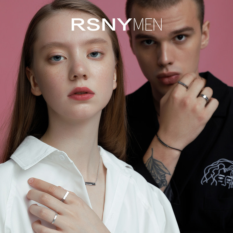 rsny men男开口戒简约小众情侣戒指 RSNY RIPPLE SPIRAL戒指/指环