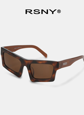 RSNY Glam SQUARE方形太阳眼镜男女款欧美轻奢个性小众墨镜MJ0012