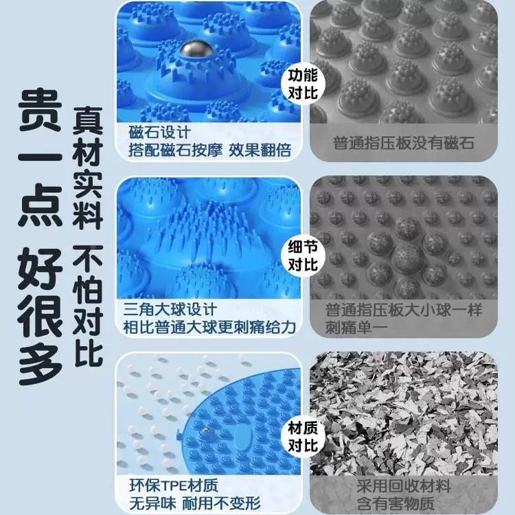 指压板圆形超大加厚家用足底按摩垫舒身按摩放松运动按摩趾