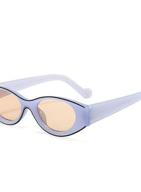 2025新款墨镜潮流网红街拍点漆椭圆太阳镜时尚太阳眼镜