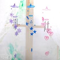 Fine Acrylic Dolphin Small Wind Bells Metal Tube Wind Bells Pendant Creative Home Bedroom Pendants Cartoon
