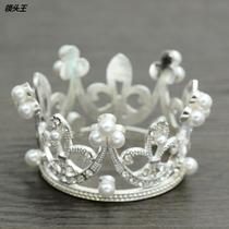 Bride European style round small crown bridal bouquet with children hair accessories Wedding Dress Full Crown Birthday Cake Gift Round Crown