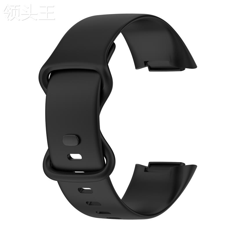 适用Fitbit Charge 5硅胶表带Charge 5官方同款智能手表替换腕带